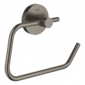 Держатель туалетной бумаги без крышки Grohe Essentials 40689AL1 (темный графит, матовый)