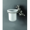 Туалетный ершик с колбой стеклянной Art&Max Athena AM-0611-B