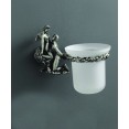 Туалетный ершик с колбой стеклянной Art&Max Romantic AM-0811-B