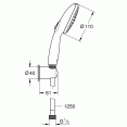 Душевой гарнитур 2 режима струи Grohe Tempesta 110 27799003