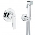 Душ гигиенический со смесителем 1 режим струи, комплект Grohe BauFlow 124900 (NB0075)