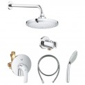 Душевая система встраиваемая со смесителем Grohe Eurosmart 124440