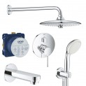 Душевая система встраиваемая со смесителем, с изливом Grohe Essence New 119695