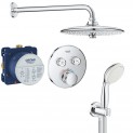 Душевая система встраиваемая с термостатом Grohe Rainshower SmartControl 121698