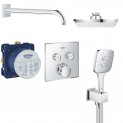 Душевая система встраиваемая с термостатом Grohe Rainshower SmartControl 2912427705A-2