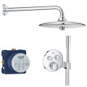 Душевая система встраиваемая с термостатом Grohe Rainshower SmartControl 34744000