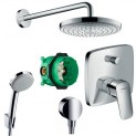 Душевая система встраиваемая со смесителем Hansgrohe Raindance Select 7140526466