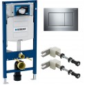 Инсталляция для унитаза подвесного Geberit Duofix Sigma 12 UP320 с кнопкой Sigma 30 хром глянцевый 111.300.00.5-115.883.KH.1 (111300005-115883KH1)
