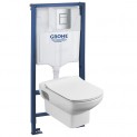 Инсталляция Grohe 38772001 в комплекте с унитазом Roca Dama Senso 346517000