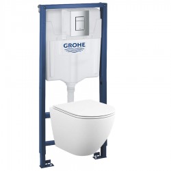 39102001 Инсталляция Grohe 38772001 в комплекте с унитазом безободковым