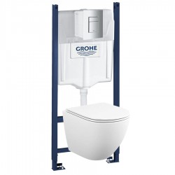 39102840 Инсталляция Grohe 38840000 в комплекте с унитазом безободковым