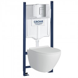 39106840 Инсталляция Grohe 38840000 в комплекте с унитазом безободковым