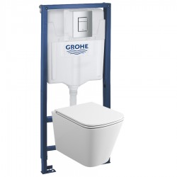 39302001 Инсталляция Grohe 38772001 в комплекте с унитазом безободковым