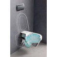 Инсталляция Geberit Delta 458.149.21.1 в комплекте с унитазом безободковым Gustavsberg Hygienic Flush 5G84HR01