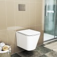 39302BL1 Инсталляция Grohe 38772BL2 в комплекте с унитазом безободковым (черная матовая кнопка)