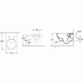 Унитаз подвесной безободковый Villeroy&boch Subway 2.0 5614R2R1