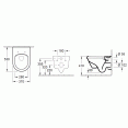 Унитаз подвесной безободковый Villeroy&boch Architectura 5684HRR1