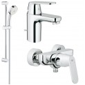 Комплект для душа со смесителем Grohe Eurosmart Cosmopolitan 116939 (32837000,32825000,27786002)