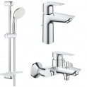 Комплект для ванной со смесителем Grohe Bauedge New 23604-23758 (23604001,23758001,27926001) NB0063
