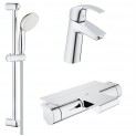 Комплект для ванной с термостатом Grohe Grohtherm 2000 New 34464-23324 (34464001,23324001,27598001)