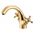 Комплект для ванной со смесителем Adiante Betria AD-21022-21021GO золото