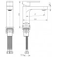 Смеситель для раковины Grocenberg GB1011BG графит