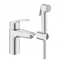 Смеситель для раковины с душем с минибиде лейкой Grohe Eurosmart 23124003
