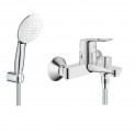 Смеситель для ванны с душевым гарнитуром Grohe BauLoop 2334126084