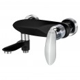 Комплект для ванной со смесителем Adiante Viola AD-29022-29021BK черный