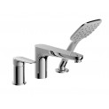 Смеситель для ванны на бортик Bravat Iguassu F5173218CP-1-RUS
