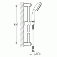 Термостат для душа с душевым гарнитуром Grohe Grohtherm 1000 3479327924